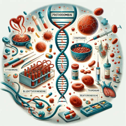 Prothtrombin-Mutation veranschaulicht